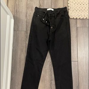 Black distressed 5 button KanCan